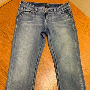 Silver brand cropped jeans